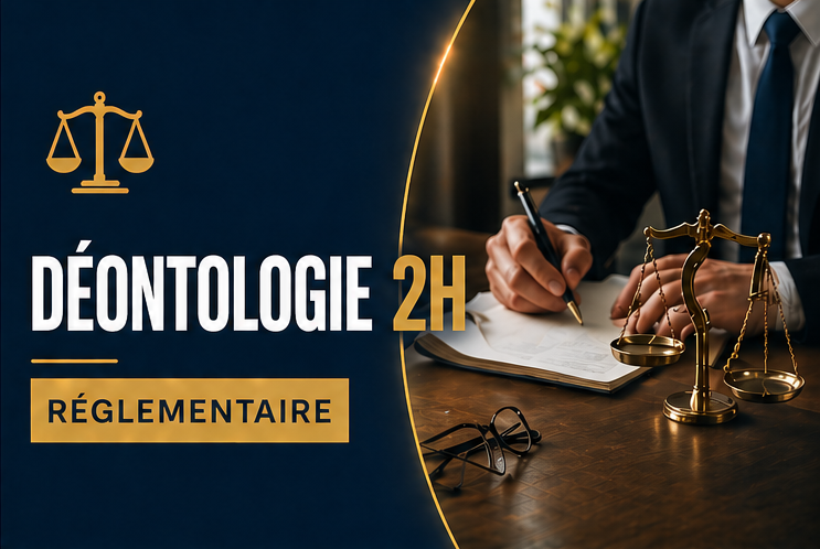 Formation Déontologie Immobilière immobilier 2h