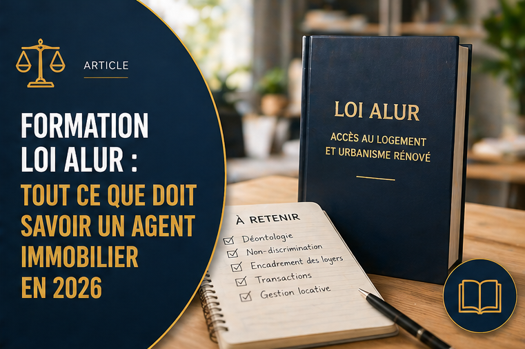Formation Loi ALUR 2026 : Obligations et heures de formation agents immobiliers
